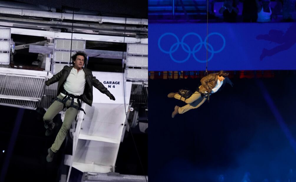 Tom Cruise tuvo una entrada magistral enl la clausura de los Juegos Olímpicos de París 2024 / Foto: AP, EFE