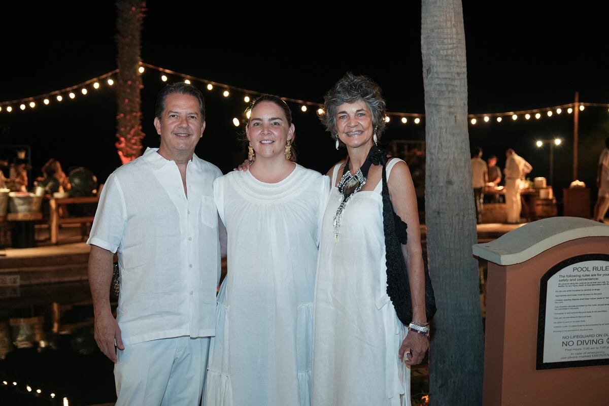 Álvaro Falla, Renata Burillo y Germaine de Haro. (Foto: Arturo Quintero para VIP)