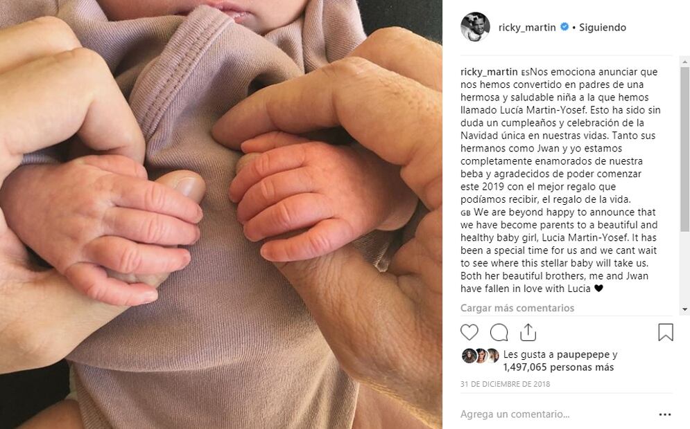 Ricky Martin se suma al #10yearschallenge con una tierna foto de sus hijos 