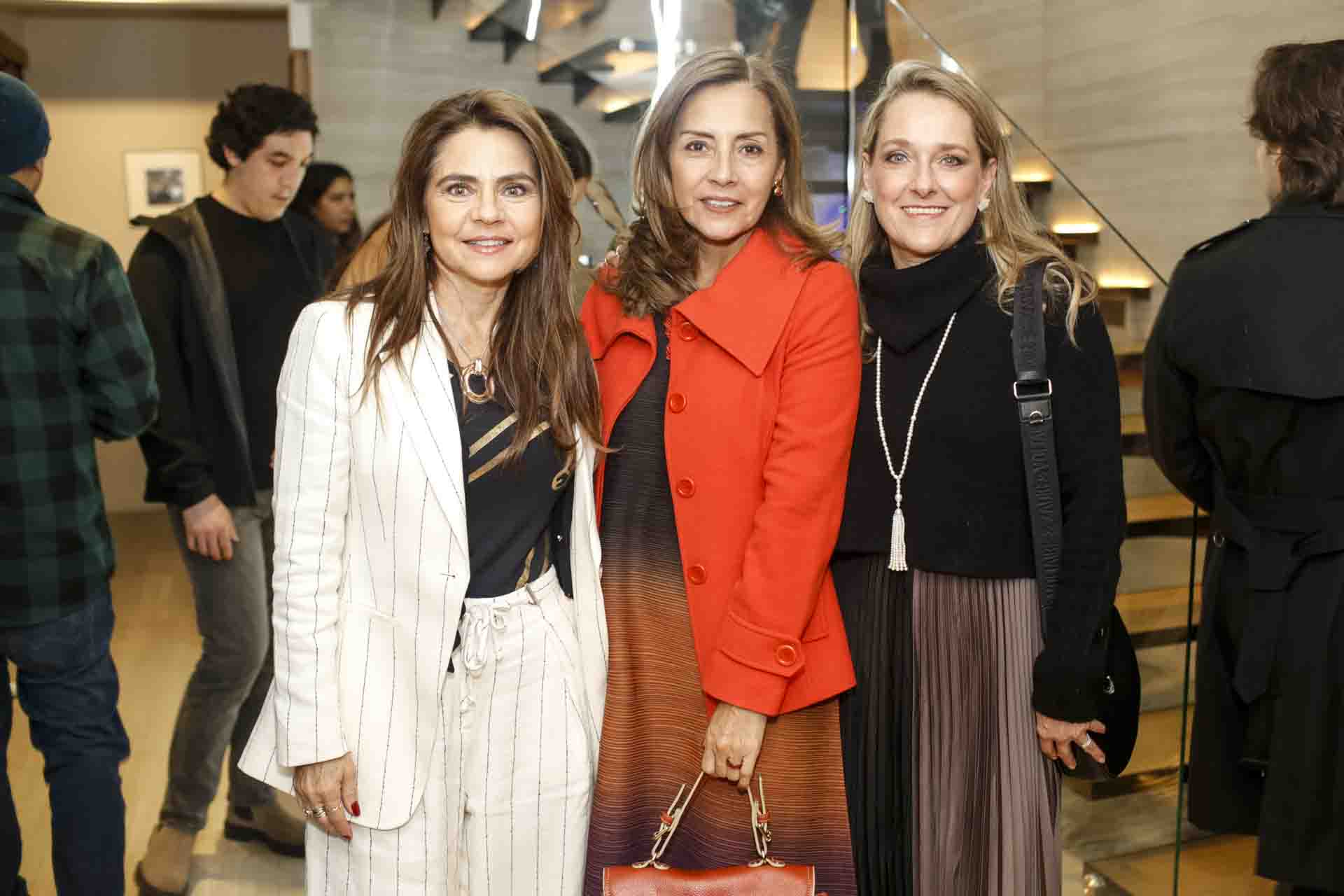 Jessica Zuccolotto, Cecilia Vicuña, Maru de Anzorena. (Foto: Esteban Torreblanca)