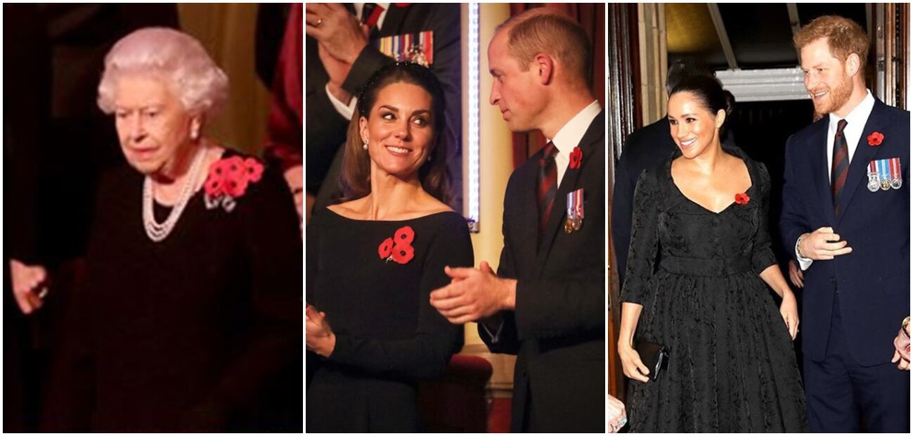 Meghan Markle y el príncipe Harry lejos de la reina Isabel II y los duques de Cambridge