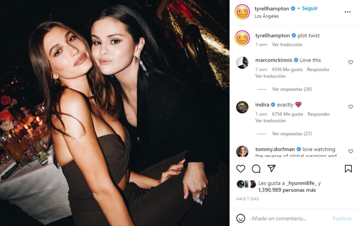 El triángulo amoroso entre Selena Gomez, Hailey y Justin Bieber