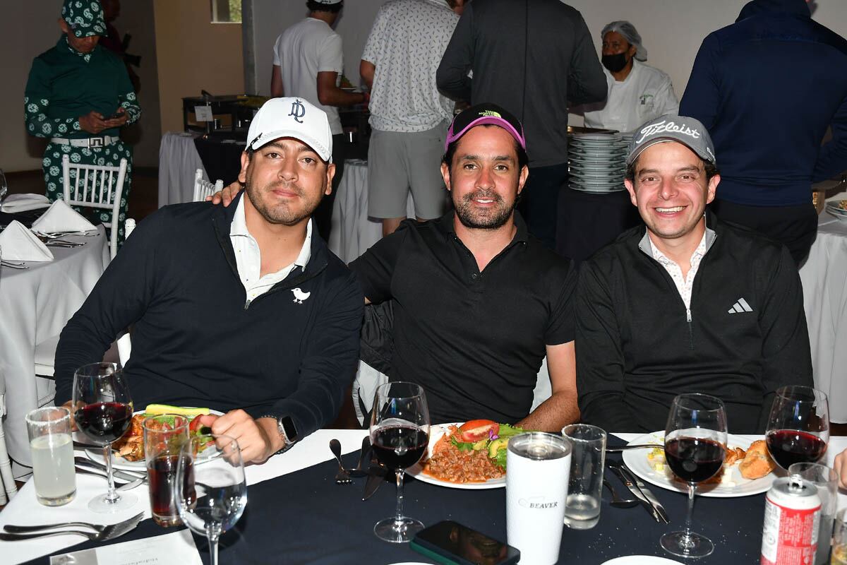 Alejandro Uribe, Bernardo Casso y Carlos Sen. (Foto: Arturo Quintero)