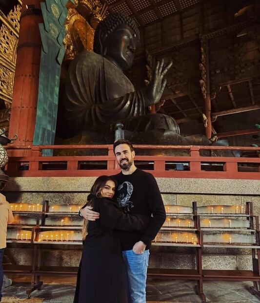 Sofía Castro y Pablo Bernot en su luna de miel / Foto: Instagram