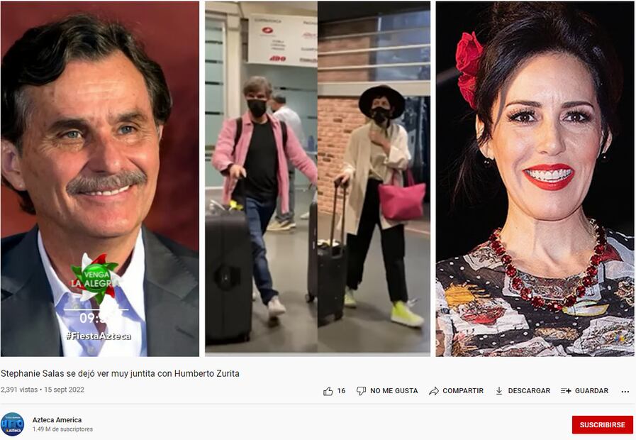"La amo y punto", la primera declaración romántica de Humberto Zurita a Stephanie Salas