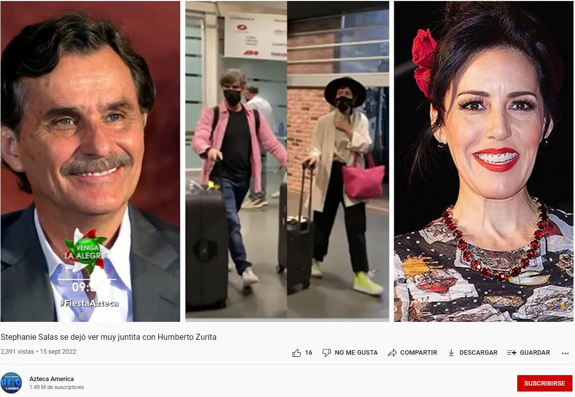 "La amo y punto", la primera declaración romántica de Humberto Zurita a Stephanie Salas
