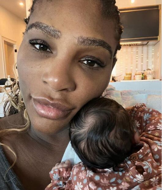 Serena Williams y su hija/Instagram.