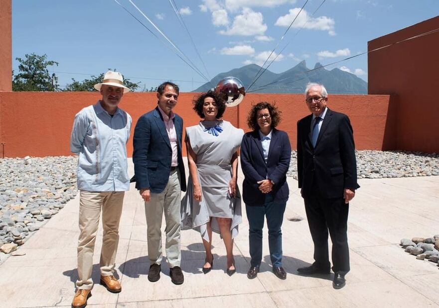Juan Duarte Cuadrado, Carolina de Manueles Álvarez, Antonio Prats, Alfonso González Migoya y Taiyana Pimentel, directora general de MARCO / Instagram