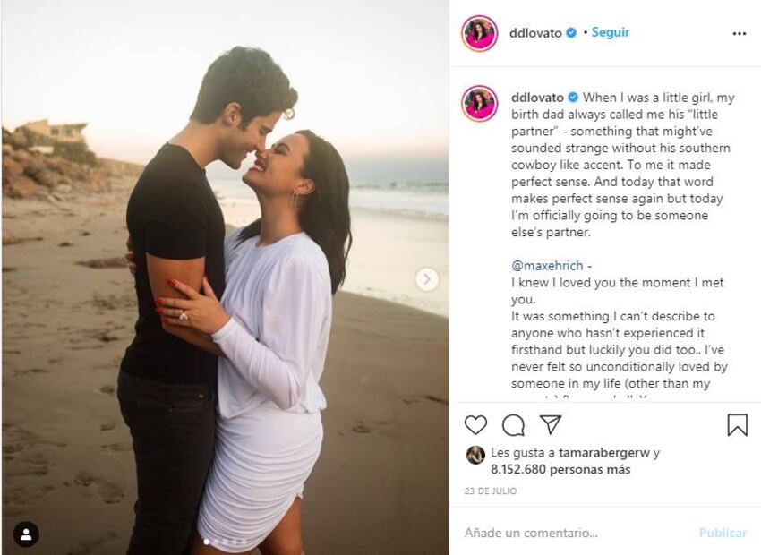 Demi Lovato ¿al borde de la ruptura con su prometido Max Ehrich?