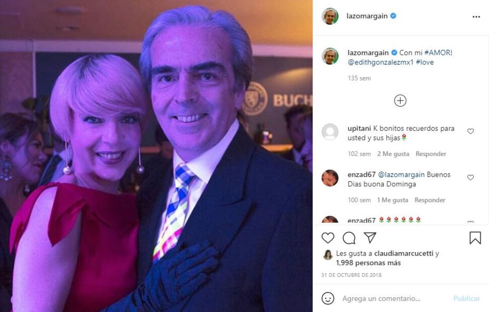 Lorenzo Lazo responde si llegaría al altar con su novia Lourdes Peláez