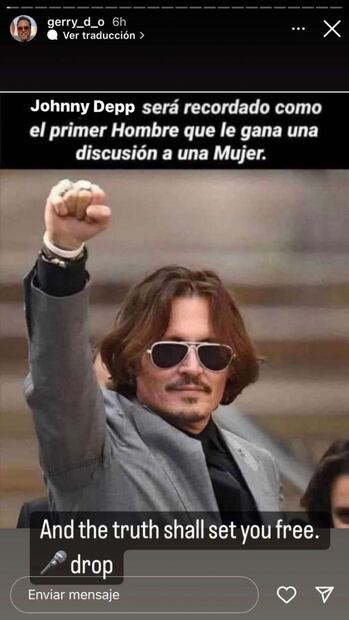 Gerardo Díaz Ordaz, ex de Leonora Tovar, retoma caso de Depp: “La verdad te hará libre”