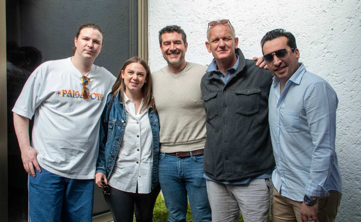 Luis David Niño de Rivera, Nicole Cover, Andres Polifko, Randall Cover y Marco López / Foto: Angélica Chema