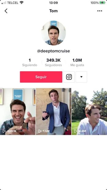Una cuenta de Tom Cruise confunde a los usuarios de TikTok