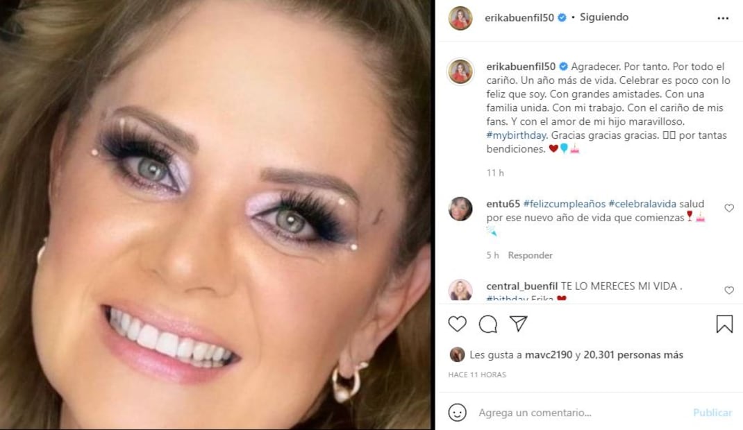 Muy elegante, Nicolás Buenfil, hijo de Érika Buenfil, festeja a su mamá