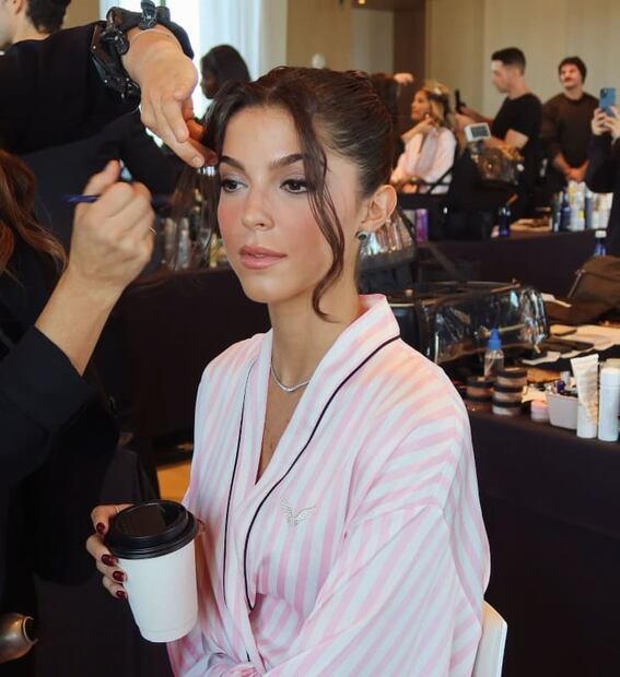Eugenia Rodríguez Cantú previo al Victoria’s Secret Fashion Show en 2024 / Foto: Instagram