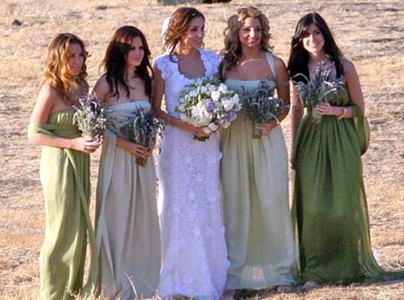 FOTOS: 20 famosas que fueron damas de honor