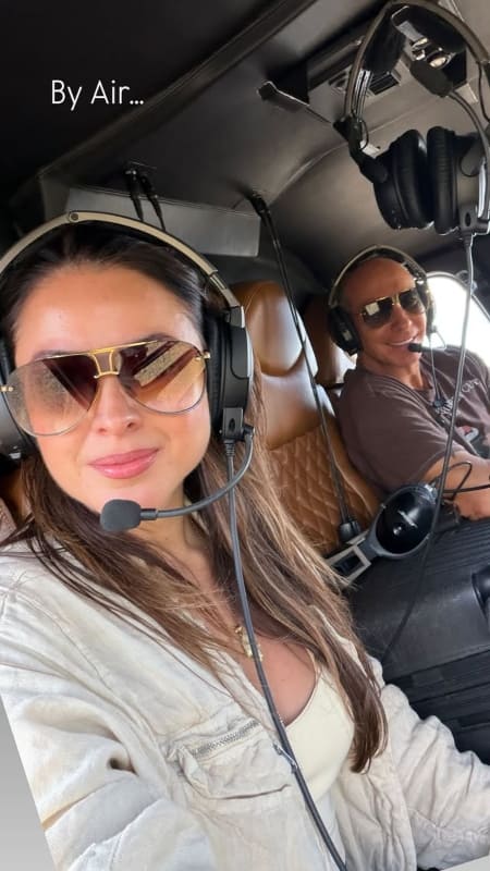 Geraldine Zárate y Erik Rubín / Foto: Instagram