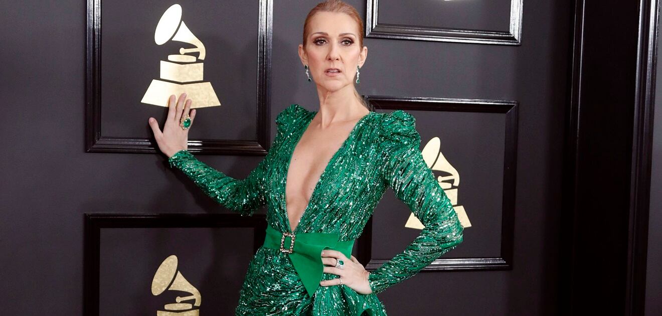 <p>Celine Dion brilló con un&nbsp;Zuhair Murad en color de la temporada.<strong>&nbsp;(Foto: Jordan Strauss/AP)</strong></p>
