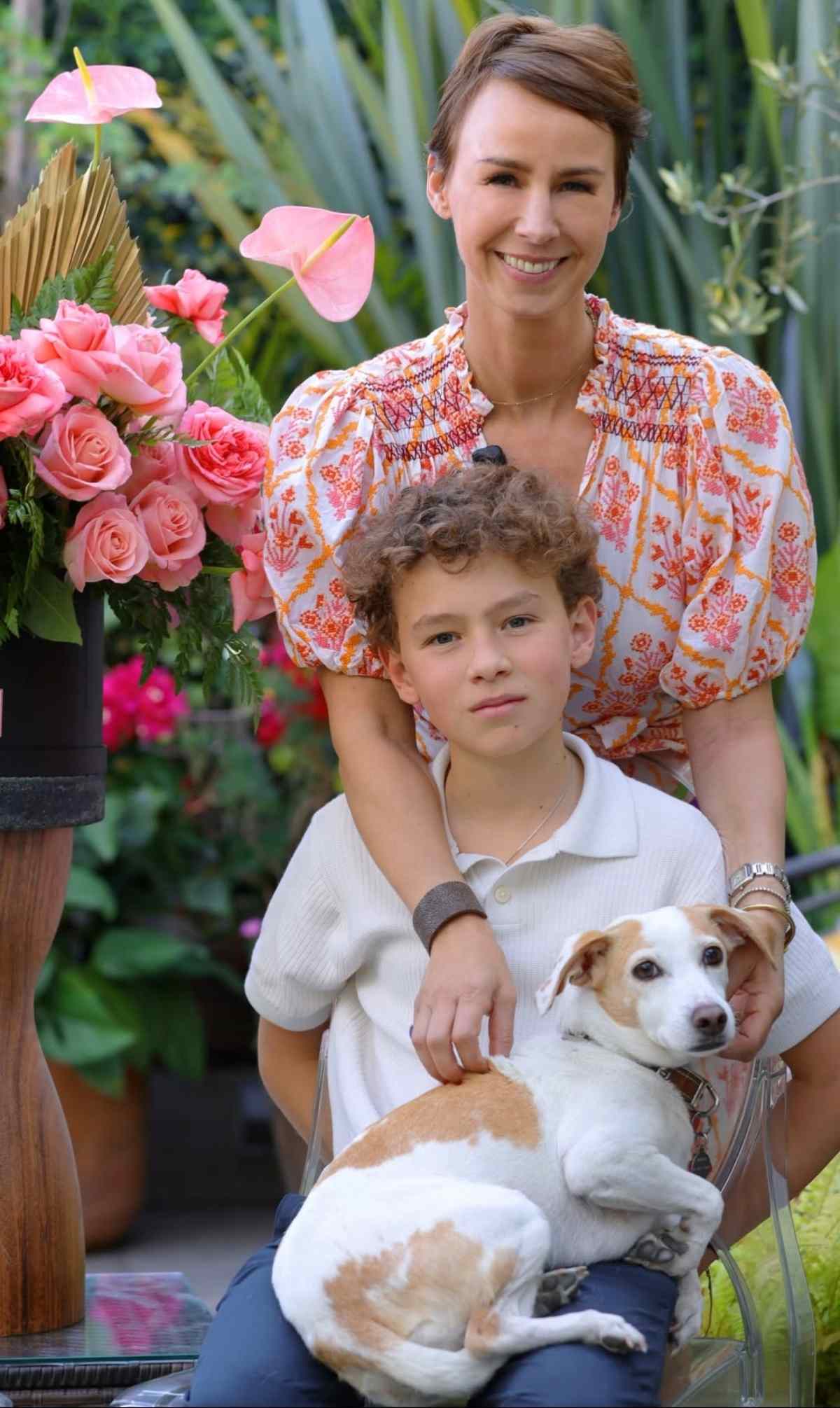 Aurelia de Haut junto a su hijo / Foto: Instagram