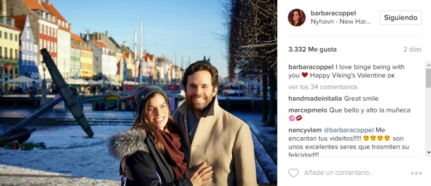 El romántico viaje a Dinamarca de Bárbara Coppel y Alejandro Hank
