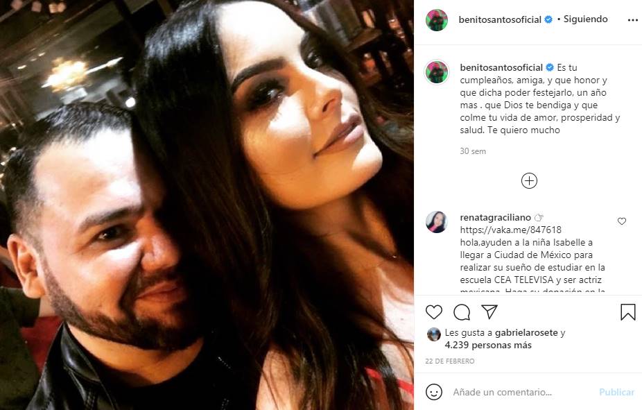 Benito Santos hará el ropón de bautizo para la hija de Ximena Navarrete