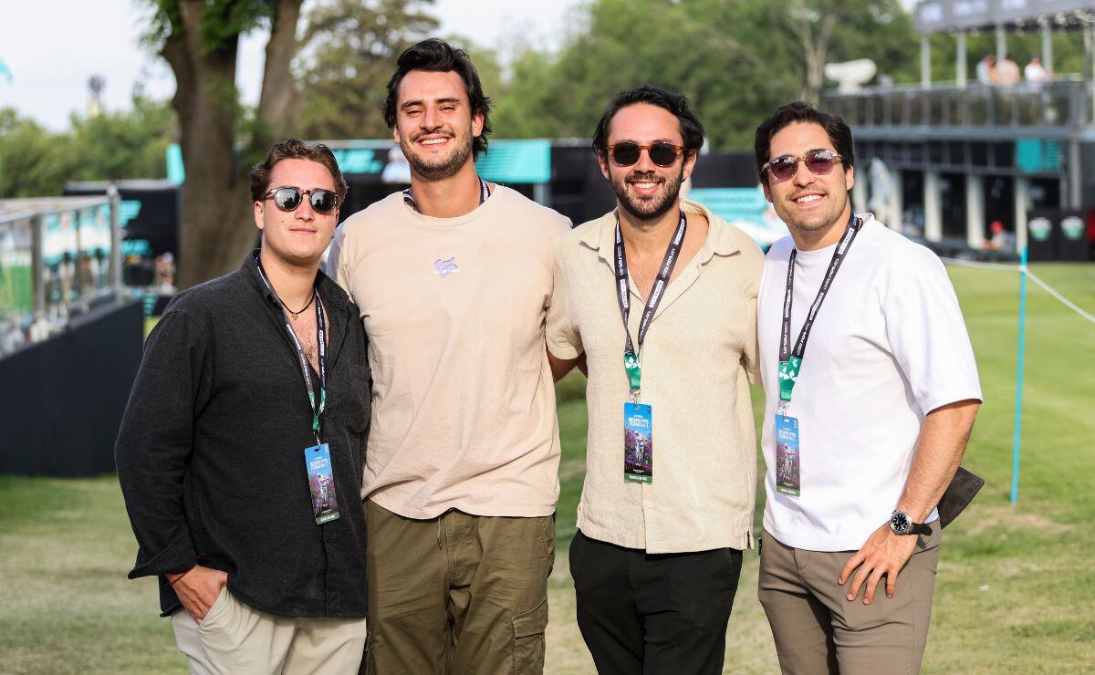 Patricio y Sebastián Fernández, Mauricio Ehrsam y Santiago Fernández / Foto: Esteban Torreblanca
