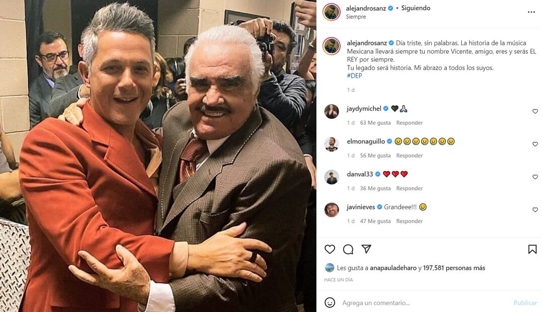 Celebridades y fans despiden a Vicente Fernández en la arena VFG