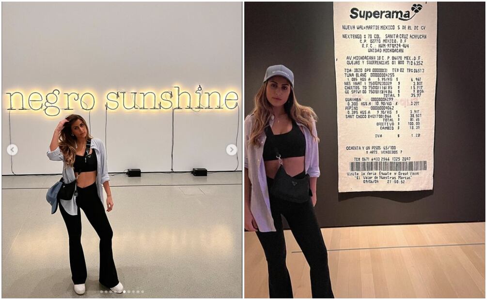 Sofía Rivera Torres demostró disfrutar del arte contemporáneo en Nueva York / Instagram @sofiariveratorres