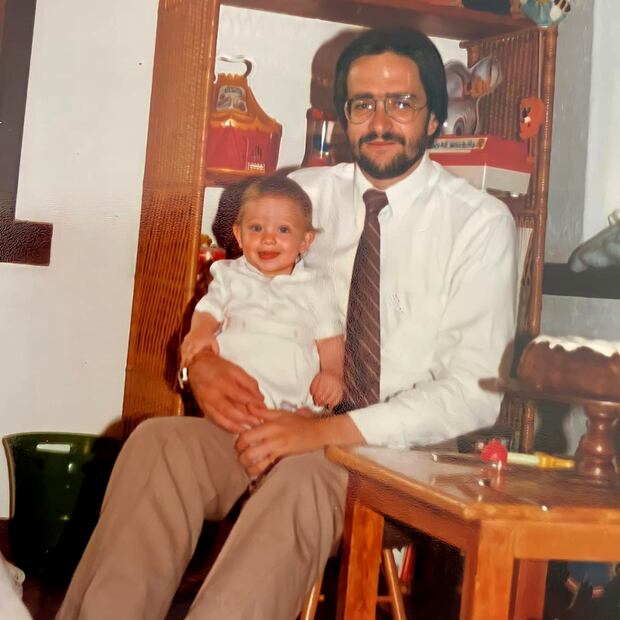 Ricardo Salinas Pliego junto a su hija mayor / Foto: Instagram