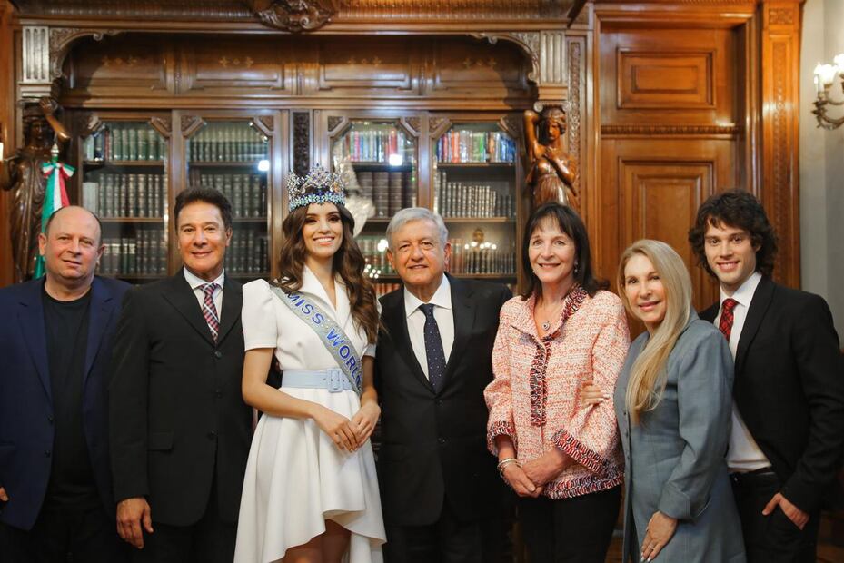 “No estamos peleados desde ningún punto de vista con la belleza”: El mensaje de AMLO durante la visita de Miss Mundo 2018, Vanessa Ponce