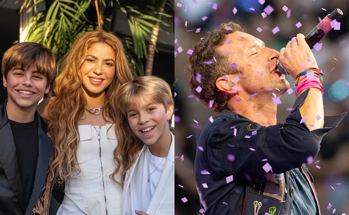 Shakira y sus hijos - Chris Martin / Fotos: Instagram - Getty Images