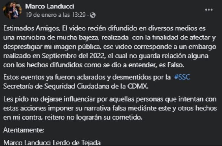 Marco Landucci/Redes sociales