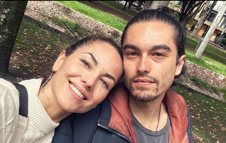 Barbara Mori y su hijo Sergio/Instagram.