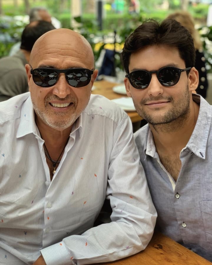 Pedro Torres con su hijo Pedro Antonio / Foto: Instagram