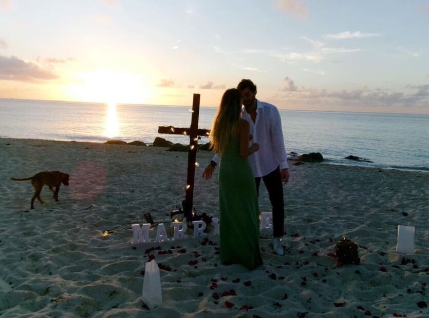 La propuesta de matrimonio de Antonio Mauri Alemán y Andrea Baumgartner / Fotos: Instagram