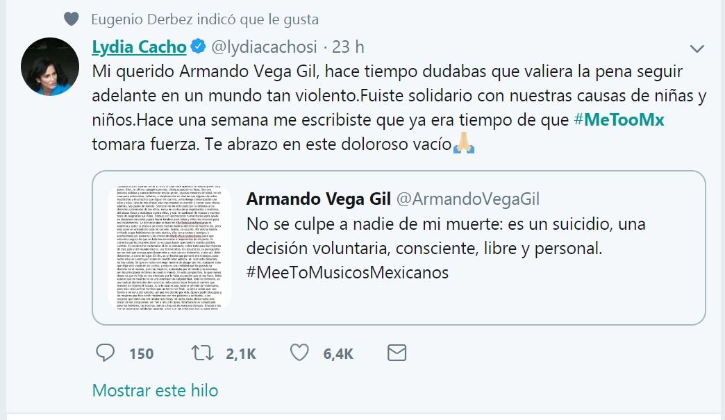 Personajes que se han sumado al movimiento #Metoo 