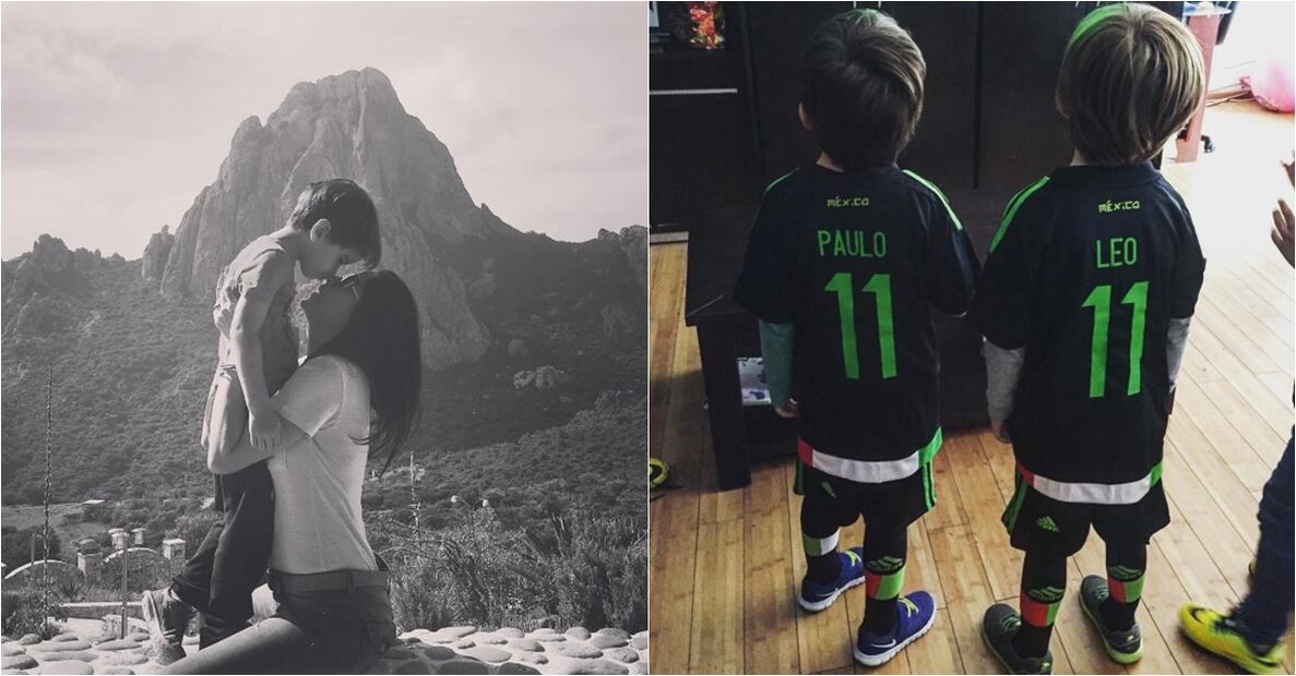 Los hermosos hijos de Paola Rojas y Luis Roberto Alves Zague
