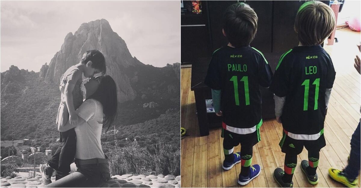 Los hermosos hijos de Paola Rojas y Luis Roberto Alves Zague