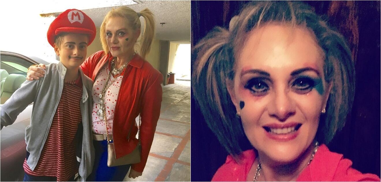 El moderno disfraz de halloween de Erika Buenfil