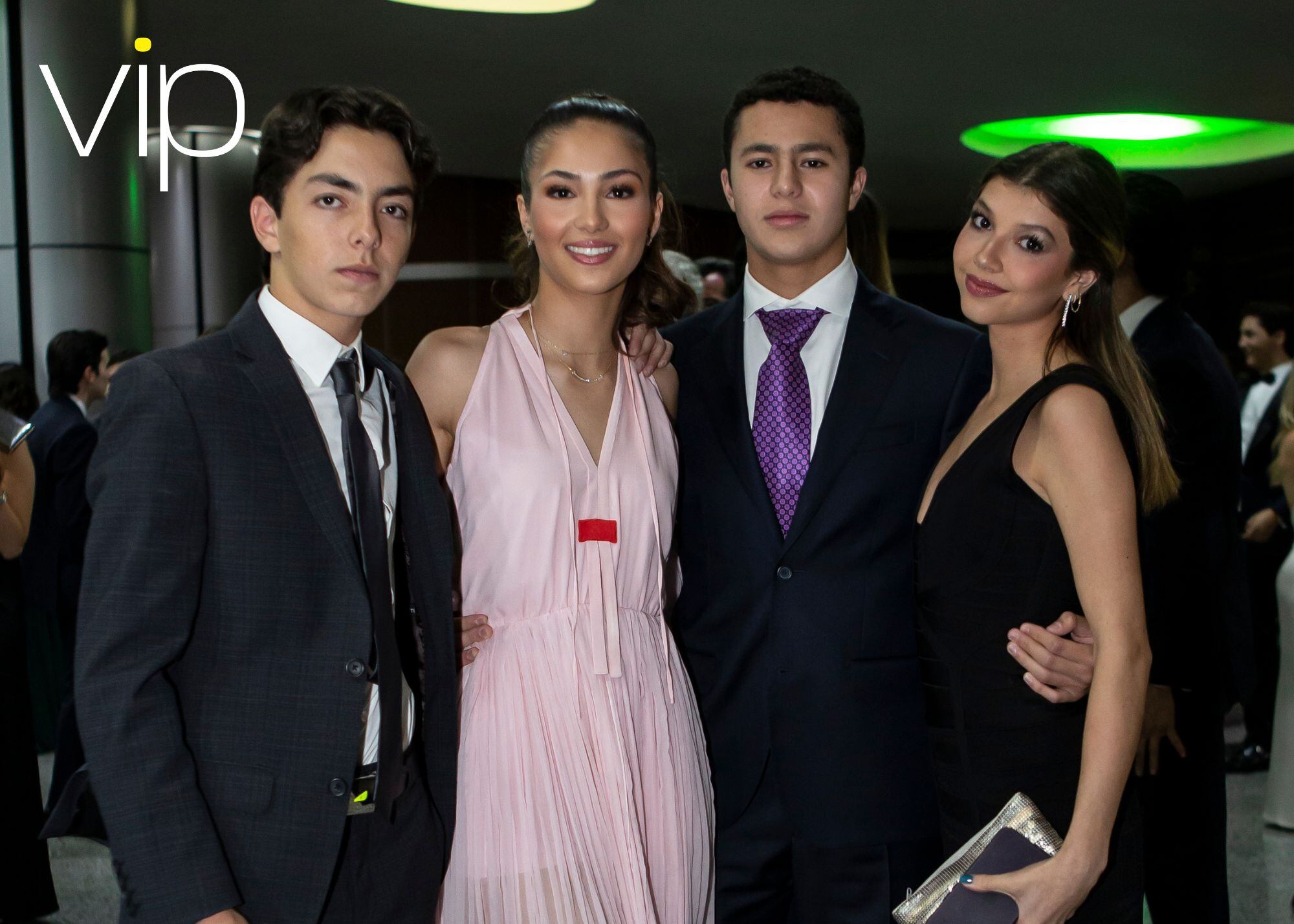 Alonso Villalba, Sofía Nankin, Emilio Pérez, Julia Babatz. (Foto: Esteban Torreblanca)