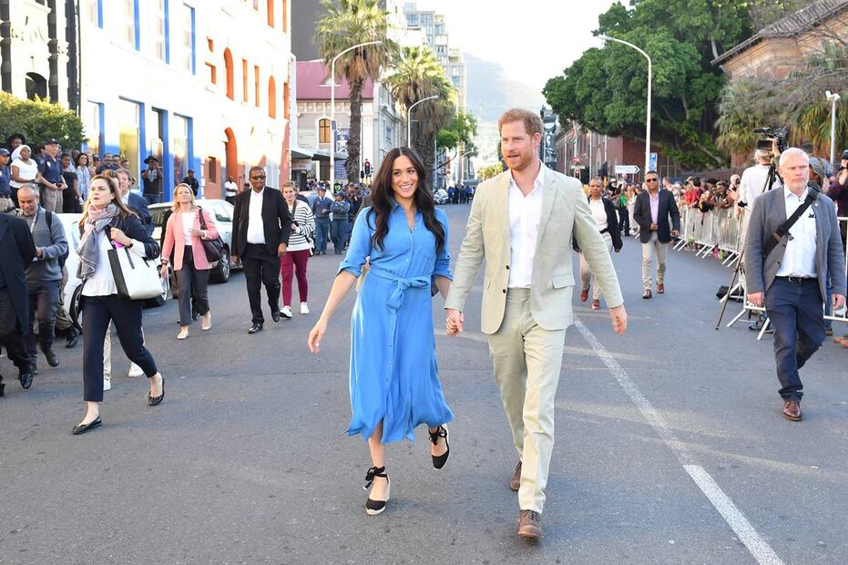 Los mejores momentos de Meghan Markle y el príncipe Harry en su visita a África
