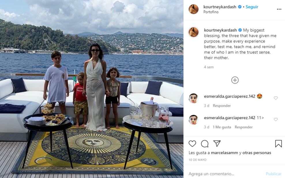 Kourtney Kardashian presume sus curvas y habla de su aumento de peso