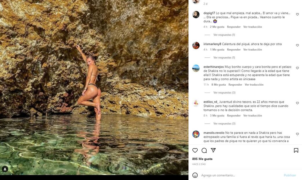 Las fotos más atrevidas de la novia de Gerard Piqué
