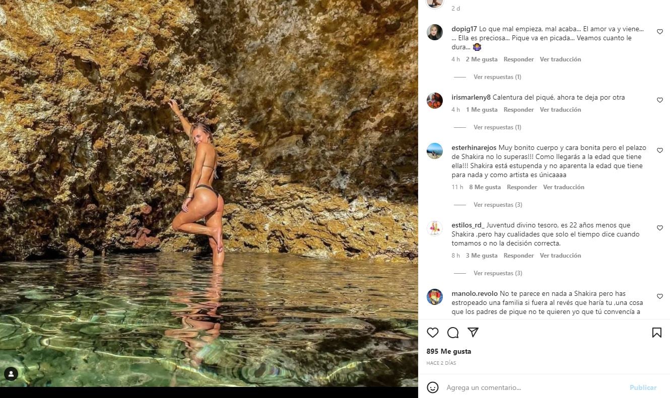 Las fotos más atrevidas de la novia de Gerard Piqué
