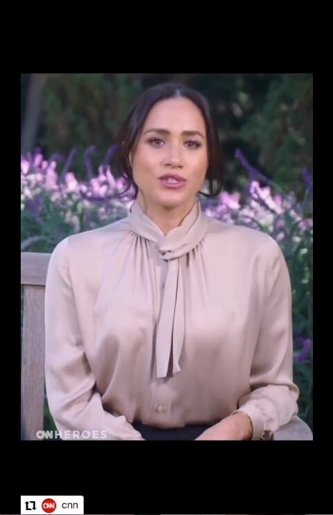 Meghan Markle reaparece en CNN Heroes y copia look de Kate Middleton