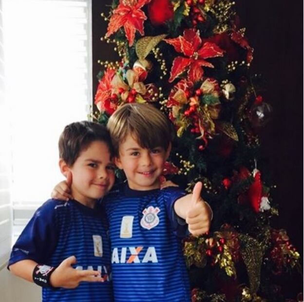 La foto más reciente de los hijos de Paola Rojas y Luis Roberto Alves Zague