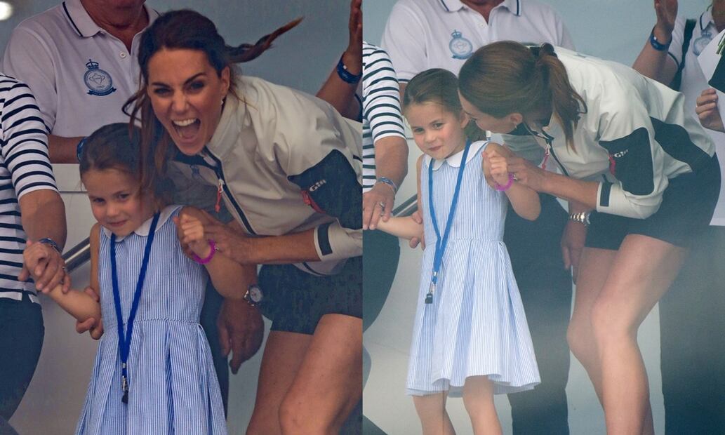 VIDEO: La princesa Charlotte y la travesura pública que puso en aprietos a Kate Middleton
