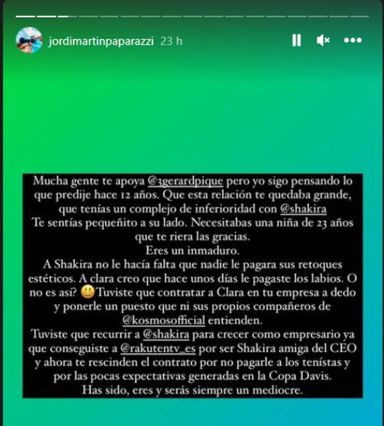 El crudo apodo que Shakira le puso a Clara Chía la vez que la conoció