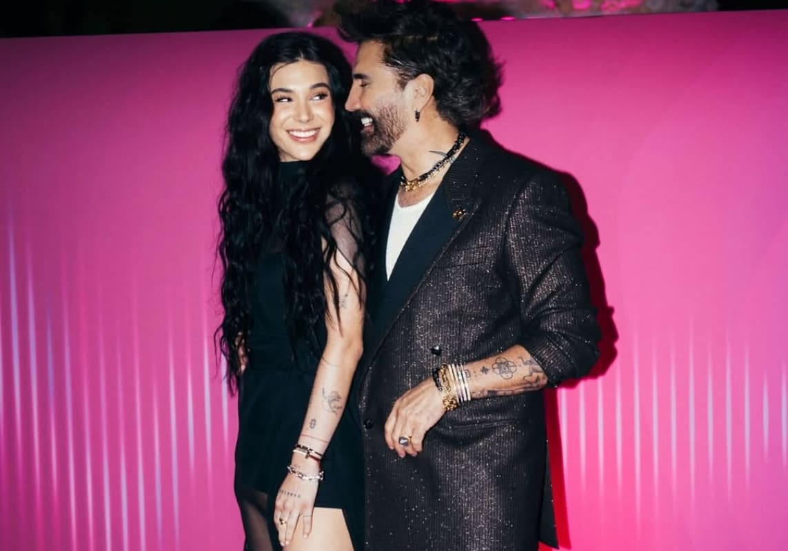 Karla Laveaga y Alejandro Fernández / Foto: Instagram