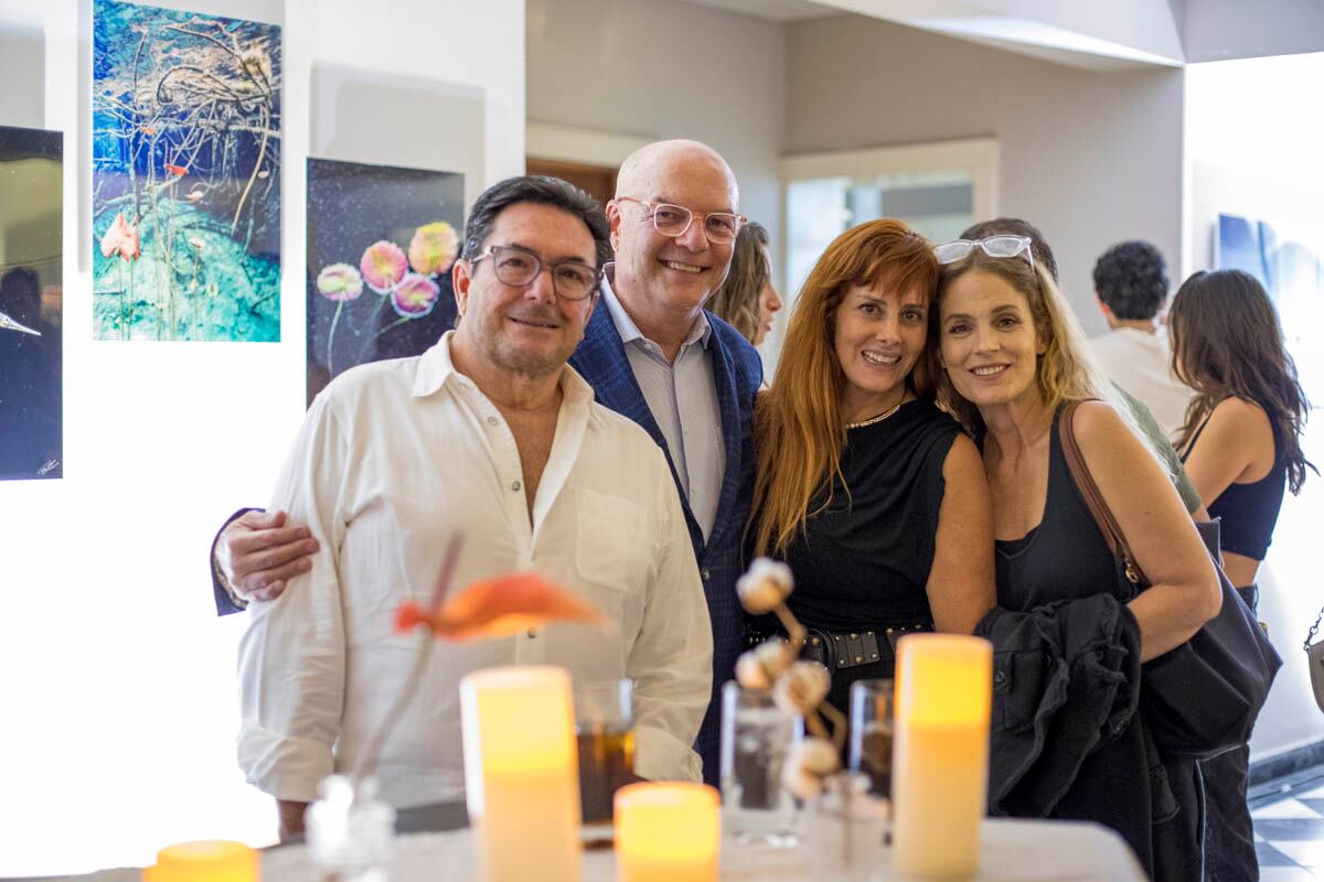 Ángel Rodríguez, Enrique Carrillo, Luz de León y Cristina Parra. (Foto: Edgar Silva Fuentes S.)